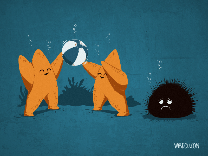 fun, funny, t-shirt, gracioso, divertido, camiseta, echinoderms, equinodermos, seastar, sea urchin, estrella de mar, erizo de mar, playing, jugando