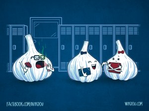 science, fun, funny, curious, desig, drawing, illustration, scientist, chemistry, biology, cute, ciencia, garlic, ajo, divertido, gracioso