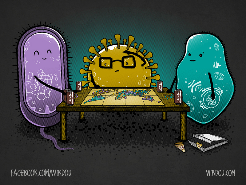 fun, funny, t-shirt, divertido, gracioso, camiseta, pandemic, pandemia, virus, bacteria, protozoa, RISK, tabletop game, juego de mesa, science, ciencia