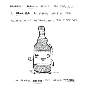 science, curious, curiosity, fun, funny, humor, alcohol, hangover, drink, physiology