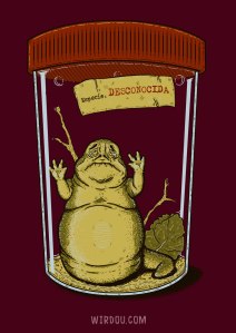 Especie, desconocida, jabba, star wars, ciencia, humor, divertido, gracioso, biología, bicho